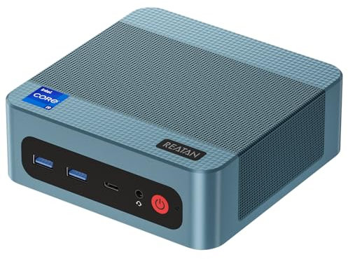 Reatan S8 Mini PC para Juegos con Intel i9-12900H (14C/20T MAX 5.0GHz) 32GB DDR5 1TB PCIe 4.0 SSD Mini computadoras HDMI DP USB Soporte Wi-Fi6 BT5.2 Dual 2.5G LAN