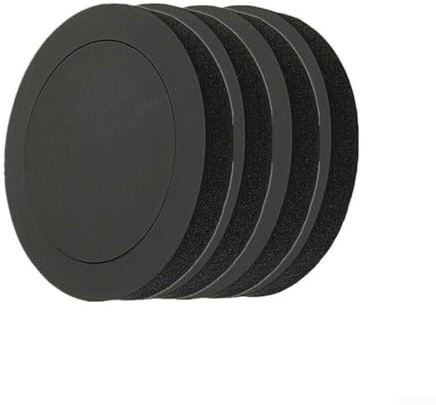 4pcs 6.5 Inch Car Speaker Soundproof Rings Foam Sound Insulation Spacers for 6 6.25 6.75 7 Inch Coaxial Marine Speakers Black Outer 195mm Inner 145mm
