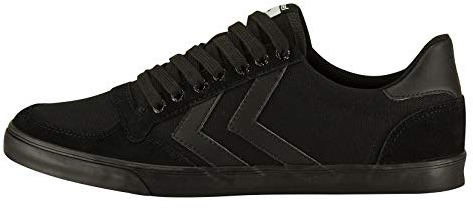Hummel Unisex Schnürsenkel Sneaker Slimmer Stadil Erwachsene Low-Top, Schwarz, 47 EU