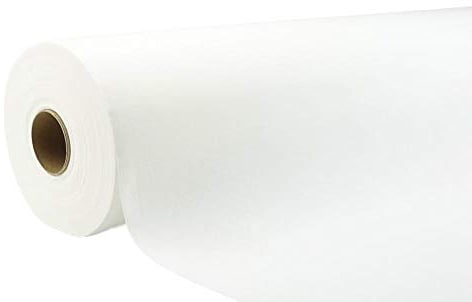 APARTina Airlaid Vlies Tischtuchrolle Tischdeckenrolle stoffähnlich weiß, Rolle Meterware Tischdecken Größe: 118 cm x 40 m Tischdecke auf Rolle