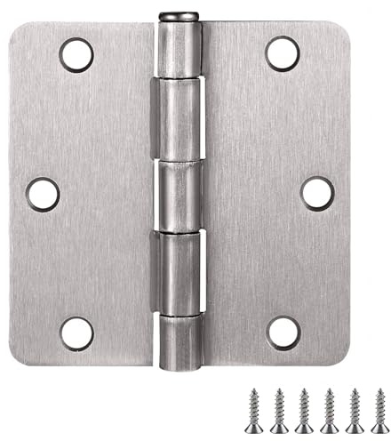Design House 181362 10-Pack Hinge 3.5, Satin Nickel