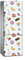 Oedim Vinilo para Frigorífico Helados Regaliz 185 x 60 cm | Adhesivo Resistente y de Fácil Aplicación | Pegatina Adhesiva Decorativa de Diseño Elegante