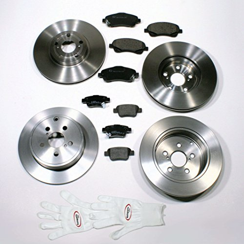 Autoparts-Online Set 60010406 Bremsscheiben/Bremsen + Bremsbeläge vorne + hinten