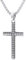 FaithHeart Unisex Halskette Kreuzanhänger Edelstahl Silberfarbe Amulett Jesus Kreuz Anhänger Geschenk zum Geburtstag Talisman Schmuck Gelb Länge: 50cm (+ 5cm) …