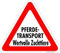 PST-Schild - Pferdetransport - wertvolle Zuchttiere - 308590 - Gr. ca. 32 x 28 cm