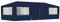 vidaXL Tente de Réception avec Parois Latérales Belvédère Tonnelle Pavillon Chapiteau Mariage Barbecue Voyage de Camping 4x9 m Bleu 90 g/m²