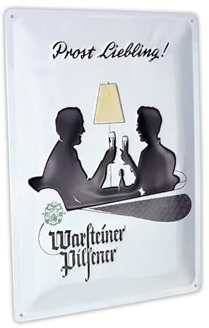 Warsteiner Blechschild Prost