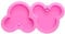 Guratapa Shiny Glossy S Cute Mouse Head Shape Silicone Molds for DIY Craft Keychain Polymer Clay Mold Epoxy Pendant Resin Crafting Making Cake Decoration Fondant Mould