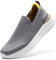 FitVille Zapatos Sin Cordones Hombre Comodos Ligeros Mocasines Hombre Zapatillas Hormas Anchas Transpirables Zapatos Slip On Convenientes para Caminar 44 EU Ancho