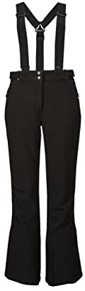 Killtec Damen Skihose/Softshellhose mit Kantenschutz, Schneefang und abnehmbaren Trägern Thônes Wmn Ski Sftshll Pnts C
