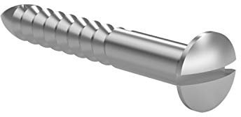 10X Ø6 x 70 Holzschrauben Linsensenkkopf mit Schlitz A2 Edelstahl DIN 95 10 Stück