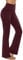 Persit Damen Schlaghose Yogahose, High Waist Freizeithose Sporthose Jazzpants Weinrot - L