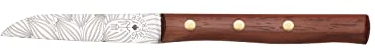 Zöppken Style - Das premium Herder-Messer aus Solingen. Extra Scharf mit edlem Holzgriff. Allzweckmesser/Gemüsemesser/Schälmesser/Küchenmesser Deutschland Rostfrei