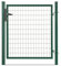 Easy Clôture Portillon grillagé en Acier galvanisé Maille 100 x 50 L 1m20 x 1m20 Vert - Porte de Jardin - Clôture de Jardin avec Serrure et poignée