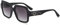 Karl Lagerfeld Women's KL6104SR Sunglasses, Black, Einheitsgröße