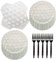 60Pcs Golf Birthday Party Supplies Golf Themed Party Tableware Set 7Golf Paper Plates and Golf Napkins Fork for Golf Sports Themed Golf Birthday Party Decorations (Serve 20 Guests)