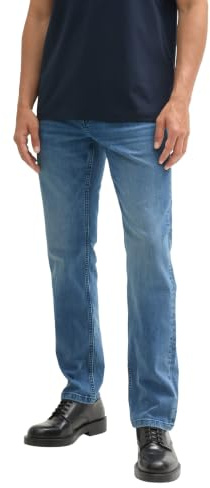 TOM TAILOR Jeans Herren Stretch Straight Fit Marvin Jeanshose Hose Denim | Blau Schwarz 30 31 32 33 34 36 38 40 42