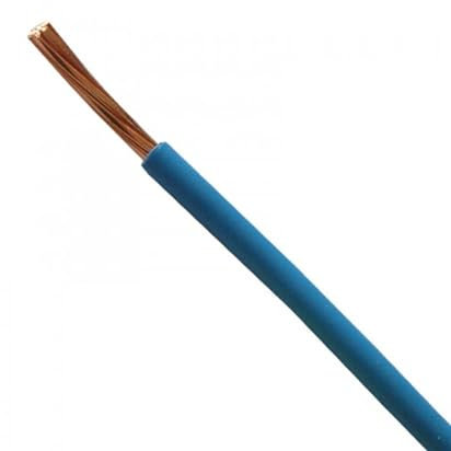 JAFSAL ONLINE 1 Single Core Conduit Trunking Copper cable, 6491X Cable, Single Core Copper Cable, PVC Base Cable, suitable for conduit and fixed protected installations (2.5mm BLUE, 1m)