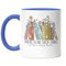 Hey!Print There is no such thing as too many books Tasse Blau Leseratte Bücherwurm Bestseller
