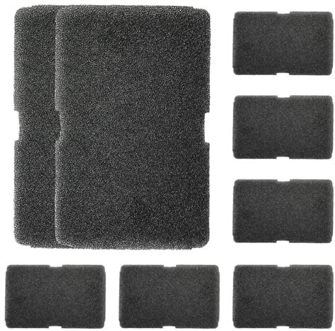 8 PCS Tumble Dryer Sponge Filter, 240x155x11mm Heat Pump Dryer Filter Replacement Accessories, Washable Reusable Dryer Filter Cleaner