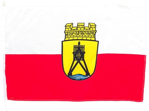 Netflags Flagge Cuxhaven 60 x 90 cm Schiffsflagge mit 160 g/qm Stoffgewicht