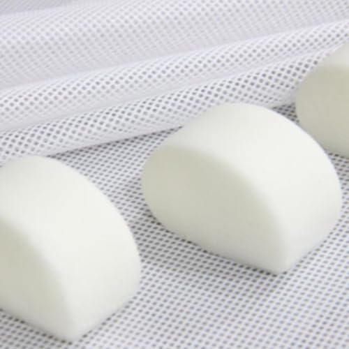 Lot de 5 tapis amortisseurs ronds en silicone antiadhésif - Réutilisables - Pour cuire à la vapeur en bambou - 30 cm