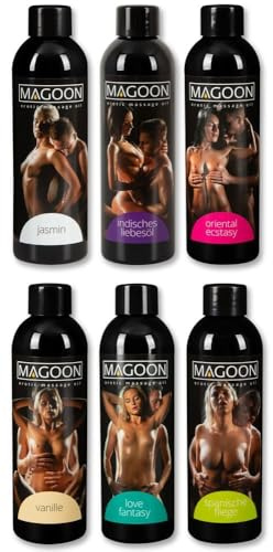 Magoon Magoon 200 Ml 6Er Massageöl-Set, Clear, 200 ml