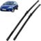 Scheibenwischer Vorne Passend für Fiat Bravo 2007–2013, 24''+18'', Individualität Wasserdicht Auto Scheibenwischer Auto Ersetzen Zubehör