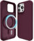 oakxco Silicone Case for iPhone 16 Pro Compatible with Magsafe Magnetic Wireless Charging, Slim Thin Soft Rubber Gel with Magnet, Matte TPU Mag Cover for Women Men, Burgundy Wine