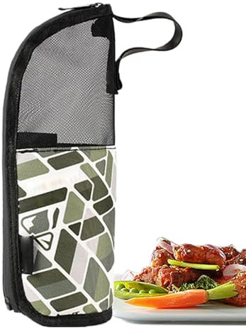Lmaisdh Cutlery Pouch Camping - Cutlery Storage Bag | Zipper Bag, Utensil Holder, Storage Case for Straw, Spoon, Fork, Chopsticks
