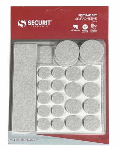 White Star Felt Pad Set Pack of 27 Assorted Sizes