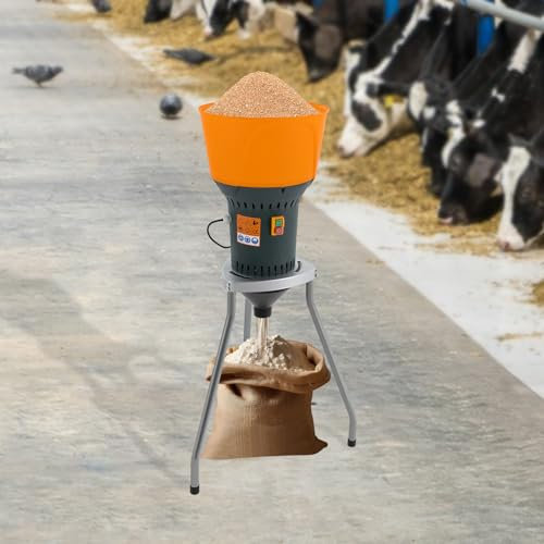 1300W Getreidemühle Mühle 50L 19000RPM Elektrische Maismühle Trockengetreidemühle zum Mahlen trockenen/dehydrierten Körnern, mit 5 Siebe (2-8mm)