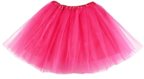 VilaGi Tulle Tutu Skirts for Women,Adult Tutu Skirt, Elastic 4 Layered Adult Tutu for Dance Ballet Skirts for Party Fancy Dress Outfit Costume for Women and Teens,Pink/Purple