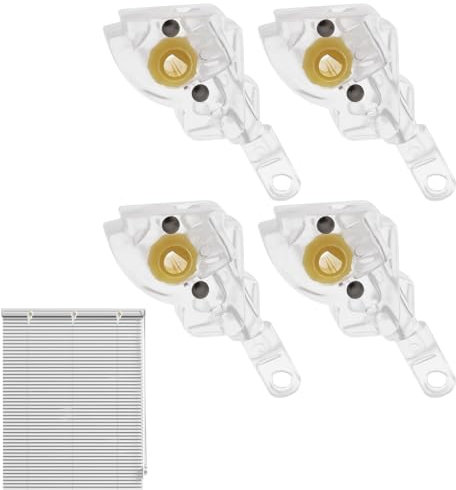 manhegari Rollo-Teile, Wand-Kipper, 4 x horizontale, Wandsteuerung, Ersatzteile, Reparaturset, Kippmechanismus, strapazierfähig für Fenster