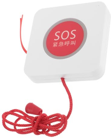 Tofficu Pulsante Di Emergenza Per Anziani Cordino Di Trazione Allarme Rapido Per Sicurezza in Casa Dispositivo Di Chiamata Per Bagno e Camera Da Segnale Stabile Per Assistenza Immediata