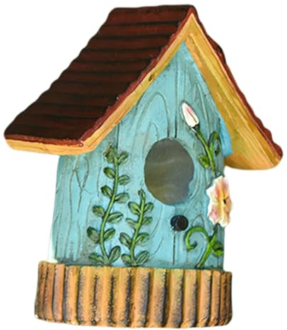Vogelhaus für Bäume, Vogelhäuser im Freien, Vogelhaus im Freien, bunte Nistkasten, dekorative Haustierhütte, Gartendekoration für den Balkon, Terrasse