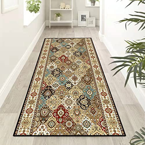 Tappeto passatoia – Sporco StopperKitchen Tappeto morbido corridoio passatoia antiscivolo lavabile in lavatrice molto lungo corridoio corridoio tappeto stretto