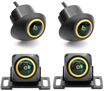 HD 360 Degree Car Camera 1080P 8K 3D AHD Surround View Right+Left+Front+Rear View Reverse Camera Compatible with Android Navigation Reverse