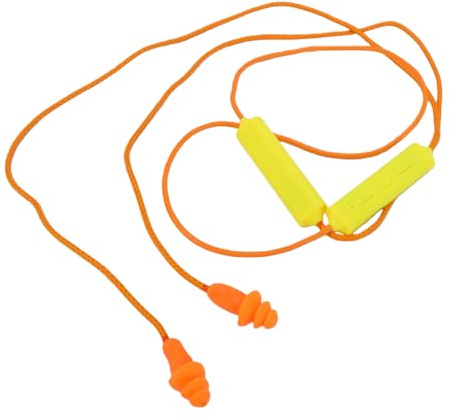 Elprico Bouchons d'oreille Bluetooth à Appairage Rapide avec 10 Heures D'autonomie de Batterie pour Le Travail de Bricolage, écouteurs Bluetooth sans Fil (Fil Jaune)