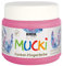 KREUL 23120 - Mucki schimmernde Funkel - Fingerfarbe, 150 ml in Feenstaub rosa, auf Wasserbasis, parabenfrei, glutenfrei, laktosefrei und vegan, auswaschbar, vermalbar mit Pinsel und Fingern