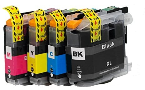 OBV 4X kompatible Tintenpatrone als Ersatz für Brother LC223 (Schwarz Cyan Magenta Gelb) für Brother DCP-J4120DW DCP-J562DW MFC-J480DW J4420DW J4620DW J4625DW J5320DW J5620DW J5625DW J5720DW