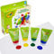 Crayola Washable Finger Paint Set, Toddler Paint Kit, 4 Tubes of Paint, 10 Sheets of Paper, Gift