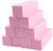 Soleebee Lime e buffer per unghie Mattoncini Buffer Blocchi per levigatura Chiodo Tampone per lucidatura professionale Bloccante per chiodo Bloccante in corindone Tampone (10 pezzi Rosa)