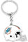 aminco Helmet Keychain NFL Miami Dolphins Helm Schlüsselanhänger, Teamfarbe, 5
