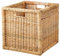 Cesta BRANÄS, ratán, 32 x 34 x 32 cm para uso doméstico y de oficina. Cajas de almacenamiento y cestas