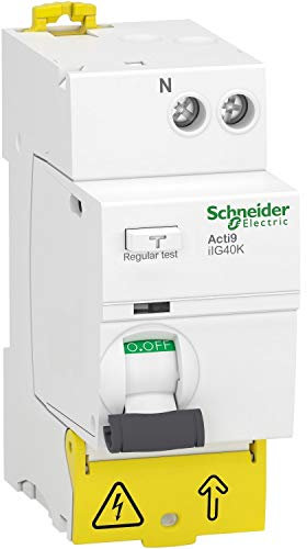 Schneider Electric - Interrupteur différentiel iIG40K tête de groupe - 40 A - 1P+N - 30 mA - Type AC - Acti9