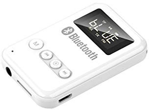 kdjsic I45in1 Recargable Bluetooth 5.0 Transmisor FM de Audio Receptor TF Reproductor de MP3 con Pantalla para PC TV Auricular con Altavoz para automóvil