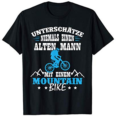 Herren MTB Fully Radfahrer Mann Downhill Bike Park Mountainbiker T-Shirt