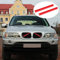 Merisny Frontgrilleinsatz Zierleisten für BMW Zubehör, 7 Farbe M Sportstil Grillstreifen Passend Kompatibel für BMW F20 F21 F22 F23 F30 F31 F32 F33 F34 F36 F44 F45 F46 G11 G12 G30 G31 G32 G38 GT