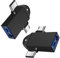 FDG OTG adapter 2 in 1 Type C Micro USB 3.0 OTG adapter converter that is used for data synchronization The OTG converter is suitable for media TV sticks, Android phones or tablets